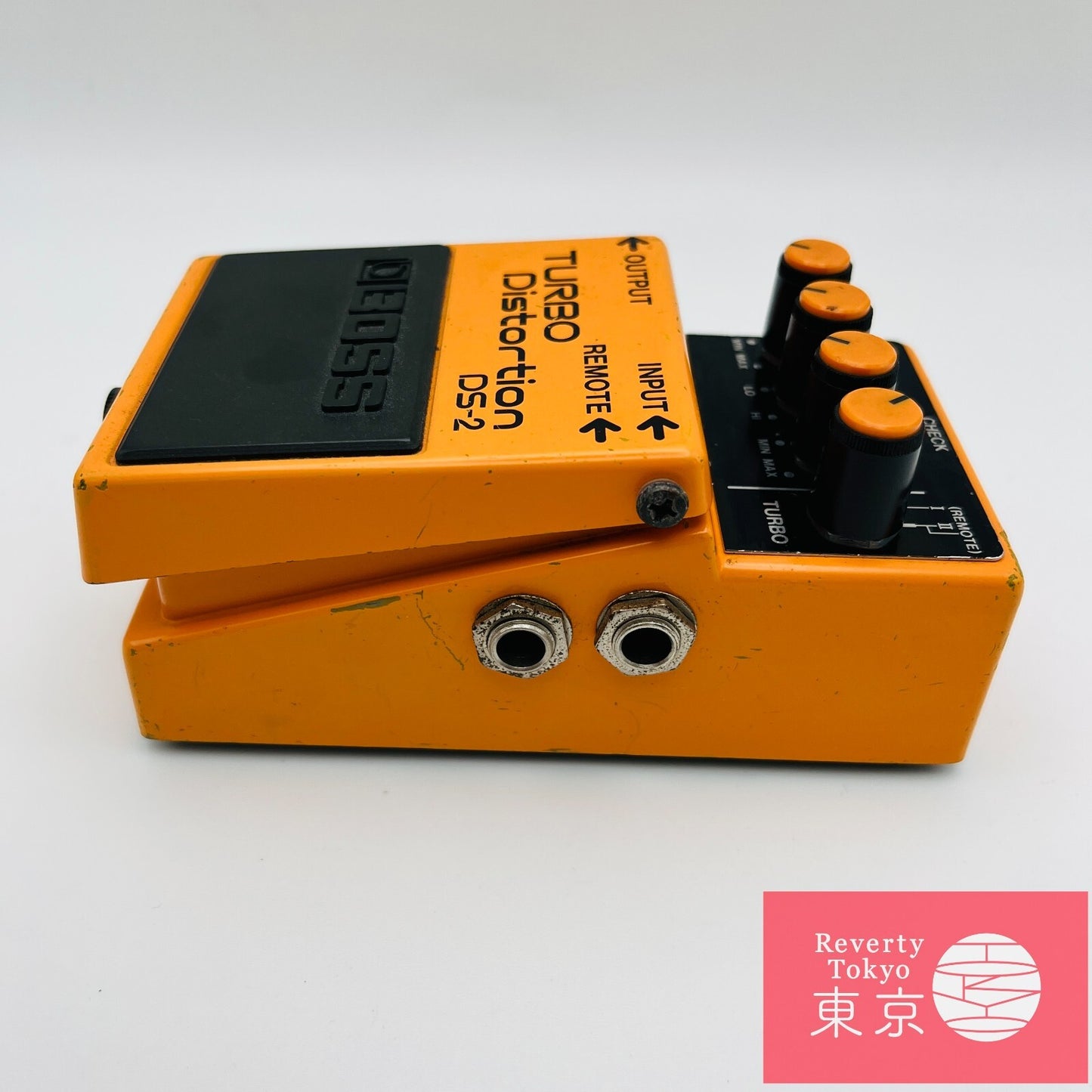 Boss DS-2 Turbo Distortion Guitar Effect Pedal Made in Taiwan Silver Label Used