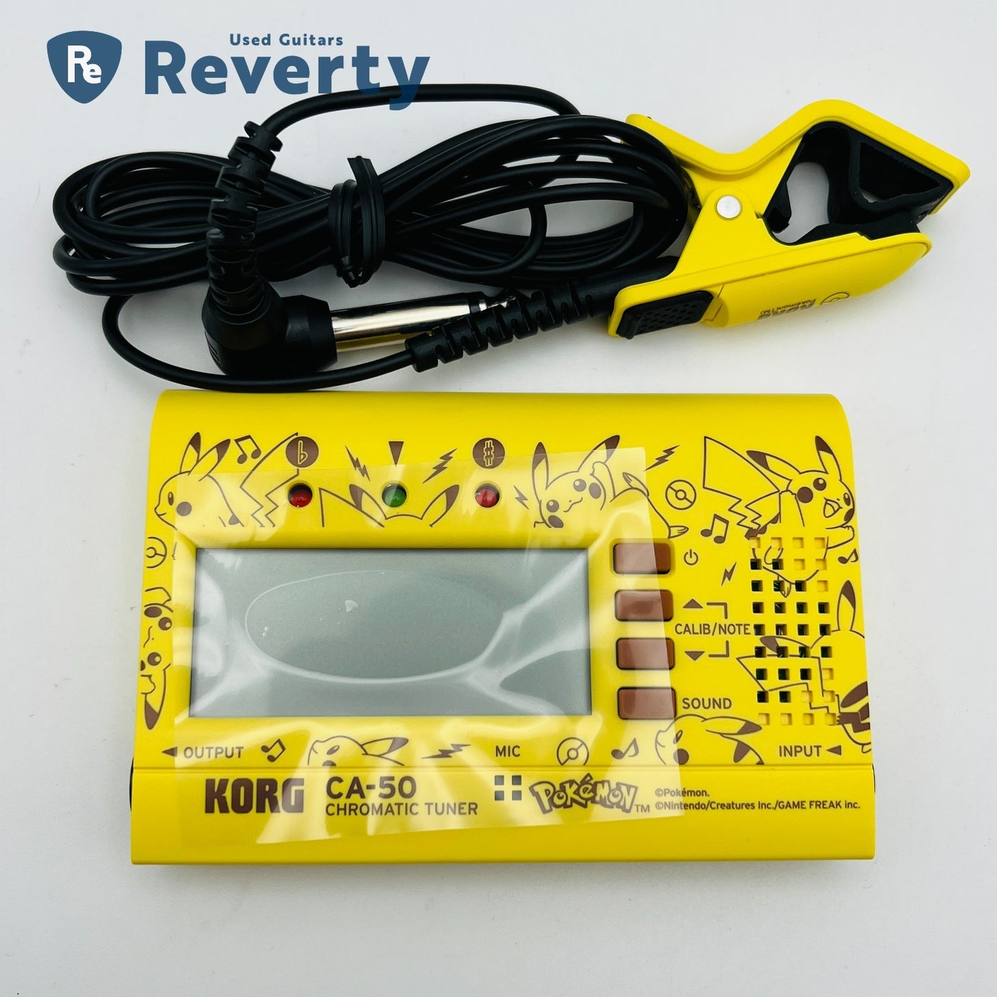 Korg CA-50C Chromatic Tuner Pokemon Pikachu Edition Brand New