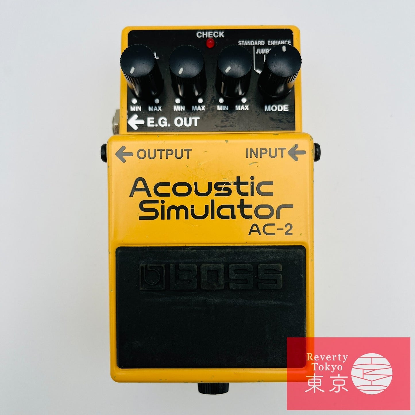 Boss AC-2 Acoustic Simulator (Silver Label) Guitar Effect Pedal with Box Used
