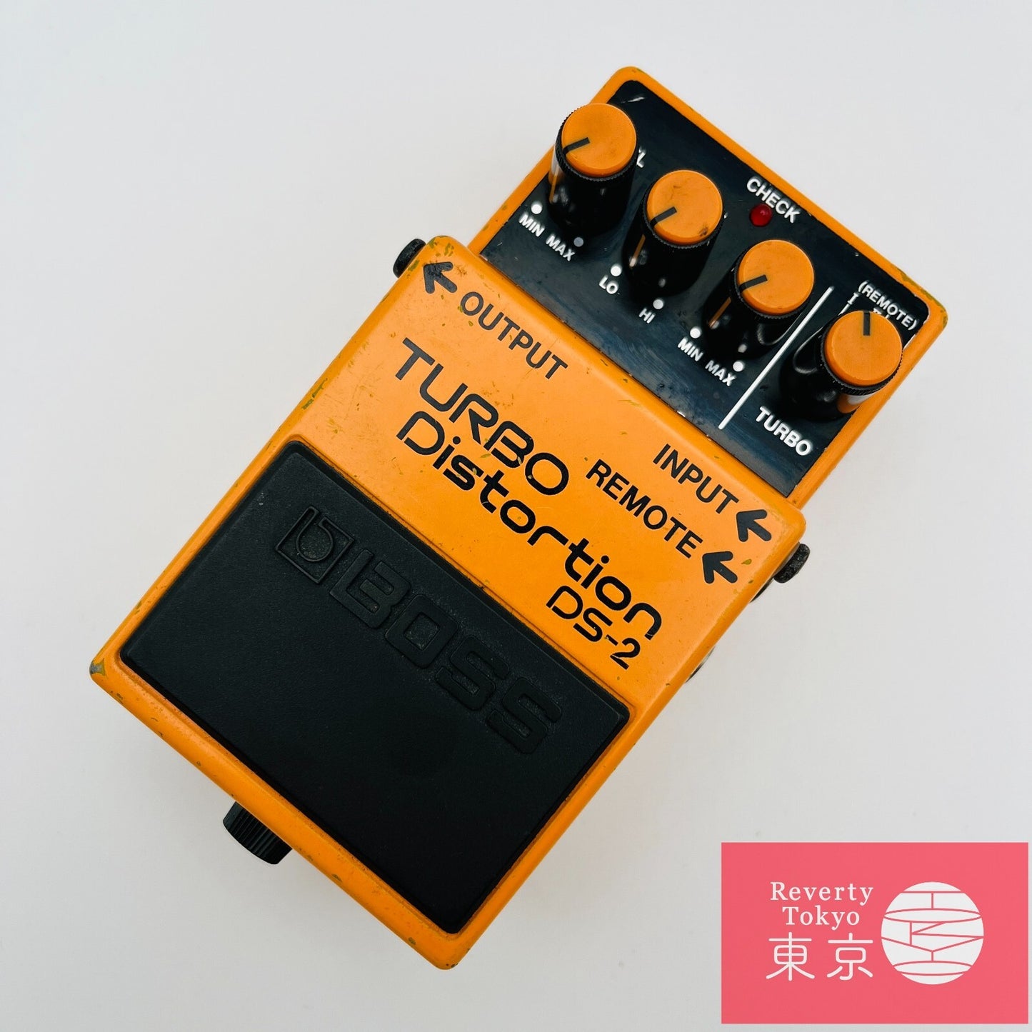 Boss DS-2 Turbo Distortion Guitar Effect Pedal Made in Taiwan Silver Label Used
