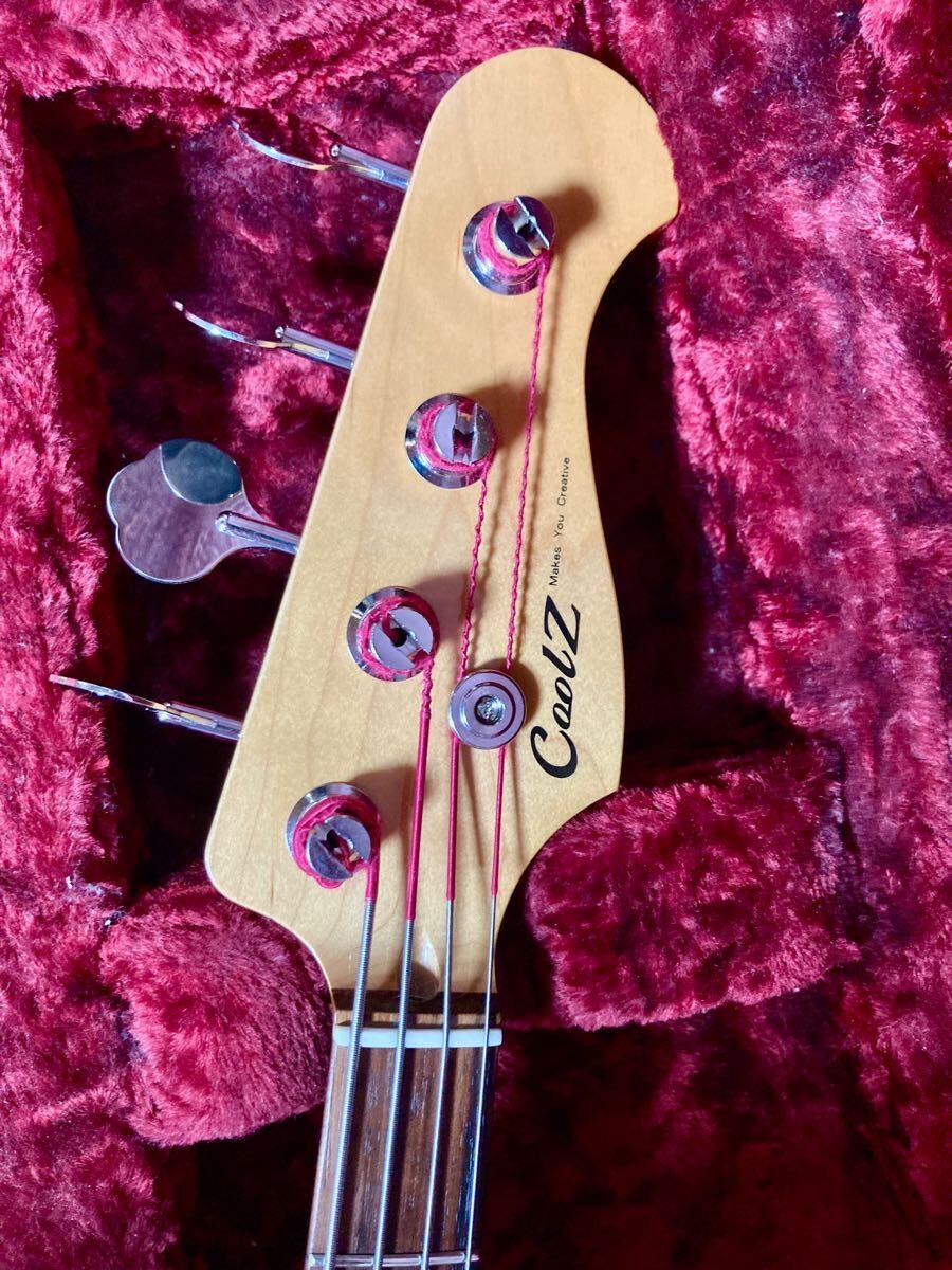 Coolz ZJB-1R 3TSB Jazz Bass Made In Japan Fujigen Electric Bass Guitar Used