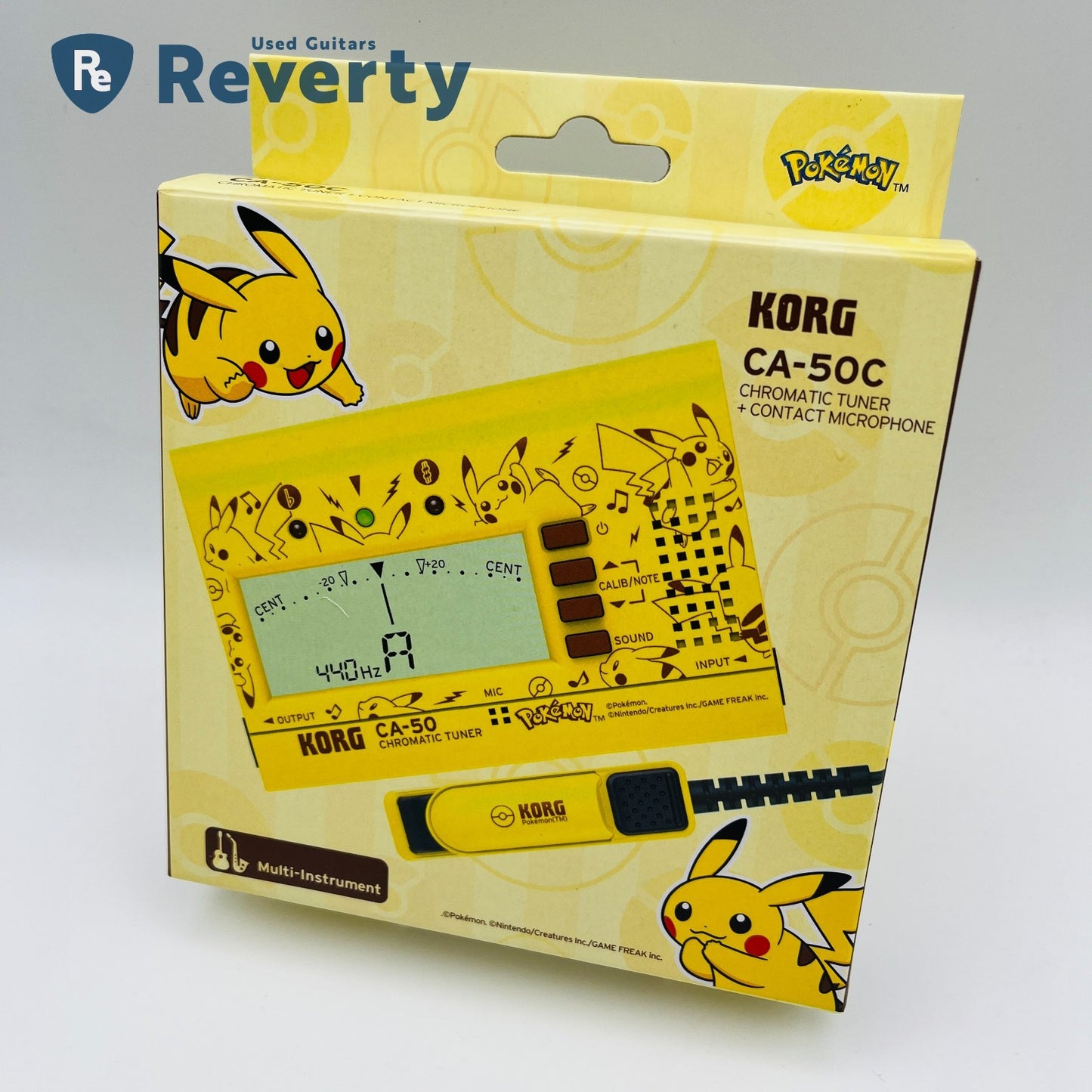 Korg CA-50C Chromatic Tuner Pokemon Pikachu Edition Brand New