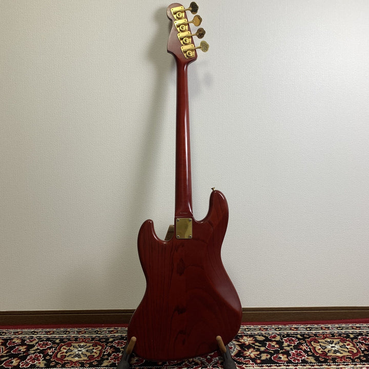 1993-1994 Fender Japan JBG-70 Jazz Bass Satin Red Gold Hardware MIJ Fujigen