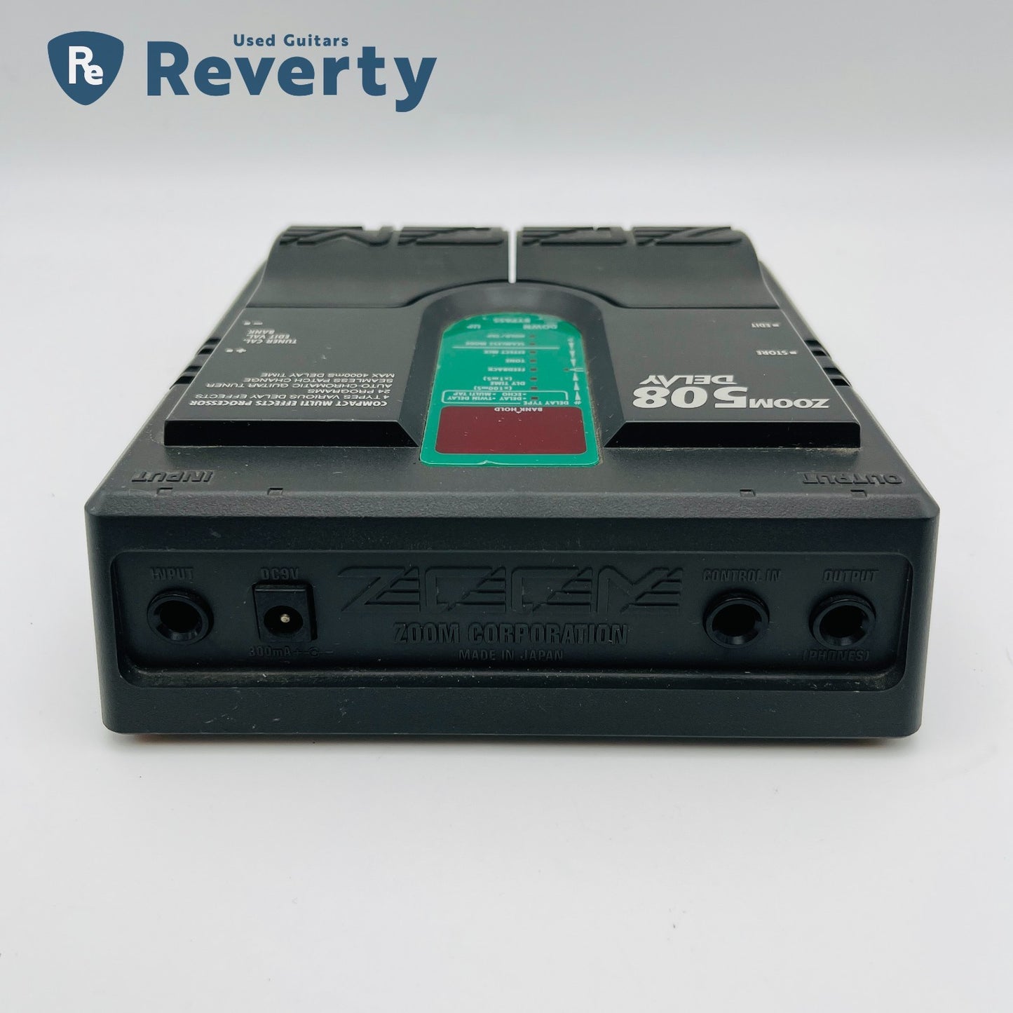 Zoom 508 Delay 1990s Guitar Effect Pedal Green/Black Used