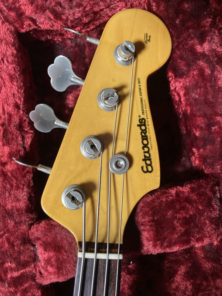 Edwards E-JB-87R LT Jazz Bass Lacquer Taste Series 2005 Electric Bass Guitar