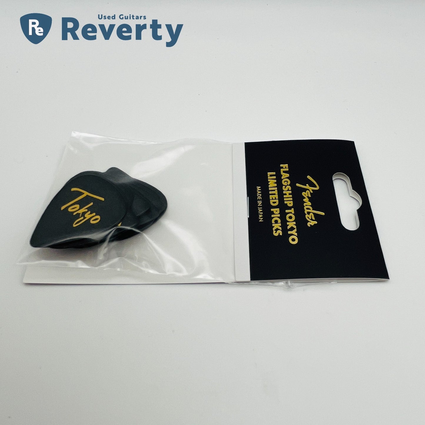 Fender Flagship Tokyo Limited Guitar Picks Black x Gold 12 pcs set Made in Japan