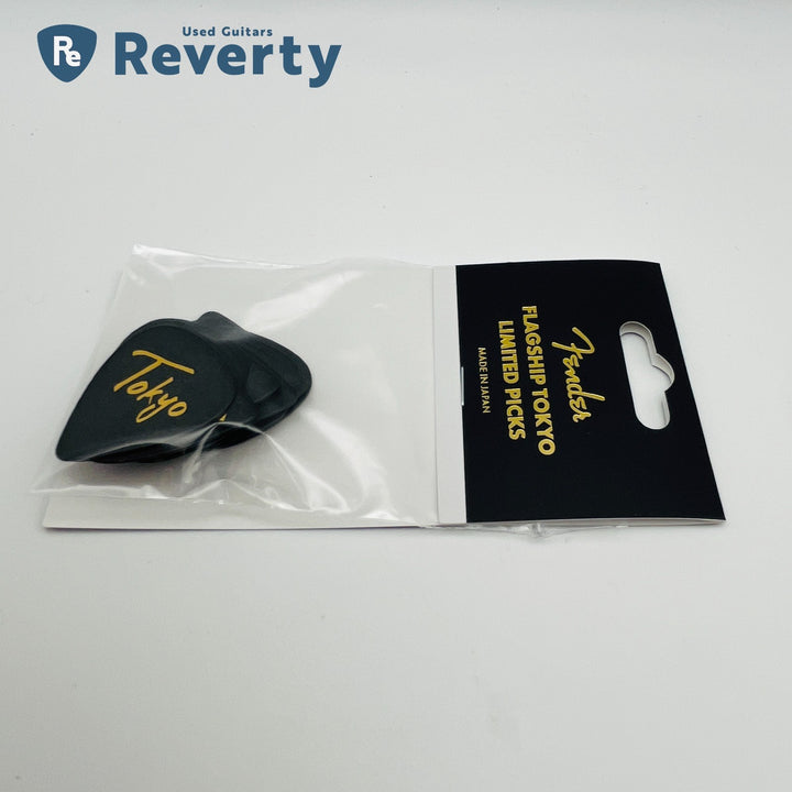 Fender Flagship Tokyo Limited Guitar Picks Black x Gold 12 pcs set Made in Japan