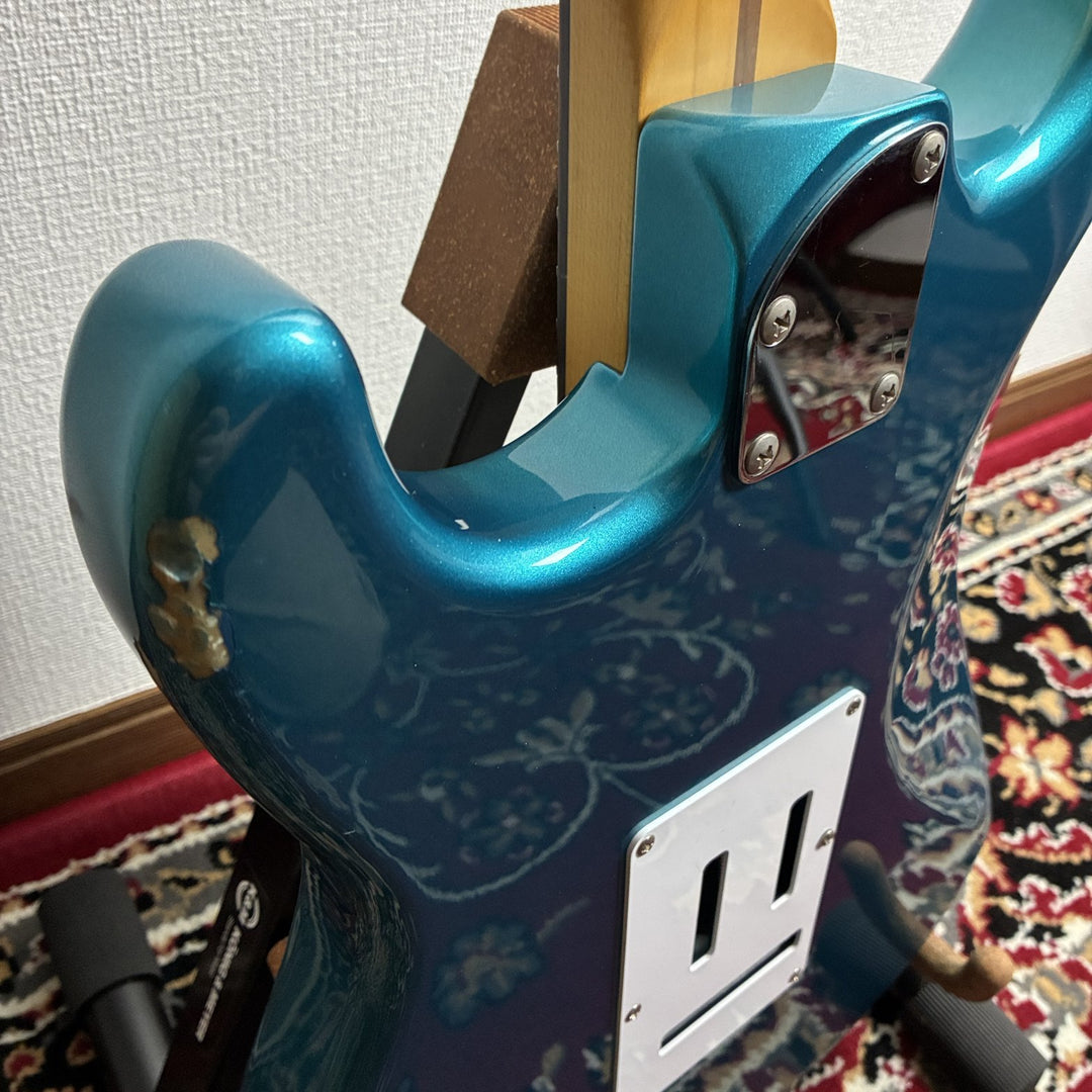 2014 CoolZ ZST-1R Stratocaster Teal Blue Metallic MIJ Fujigen CFS w/Soft Case