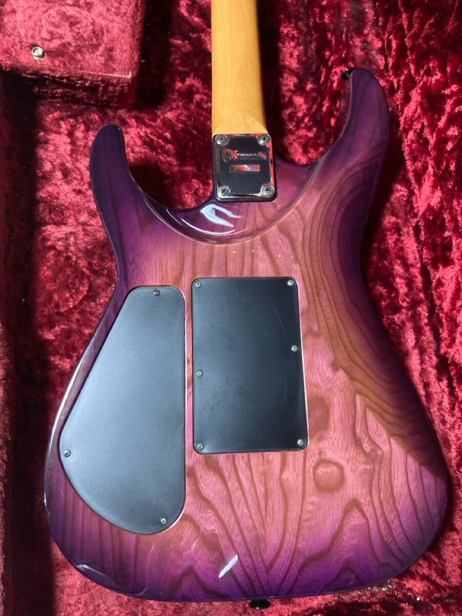 Charvel CDS-075 See Thru Violet Burst Made in Japan Electric Guitar Used
