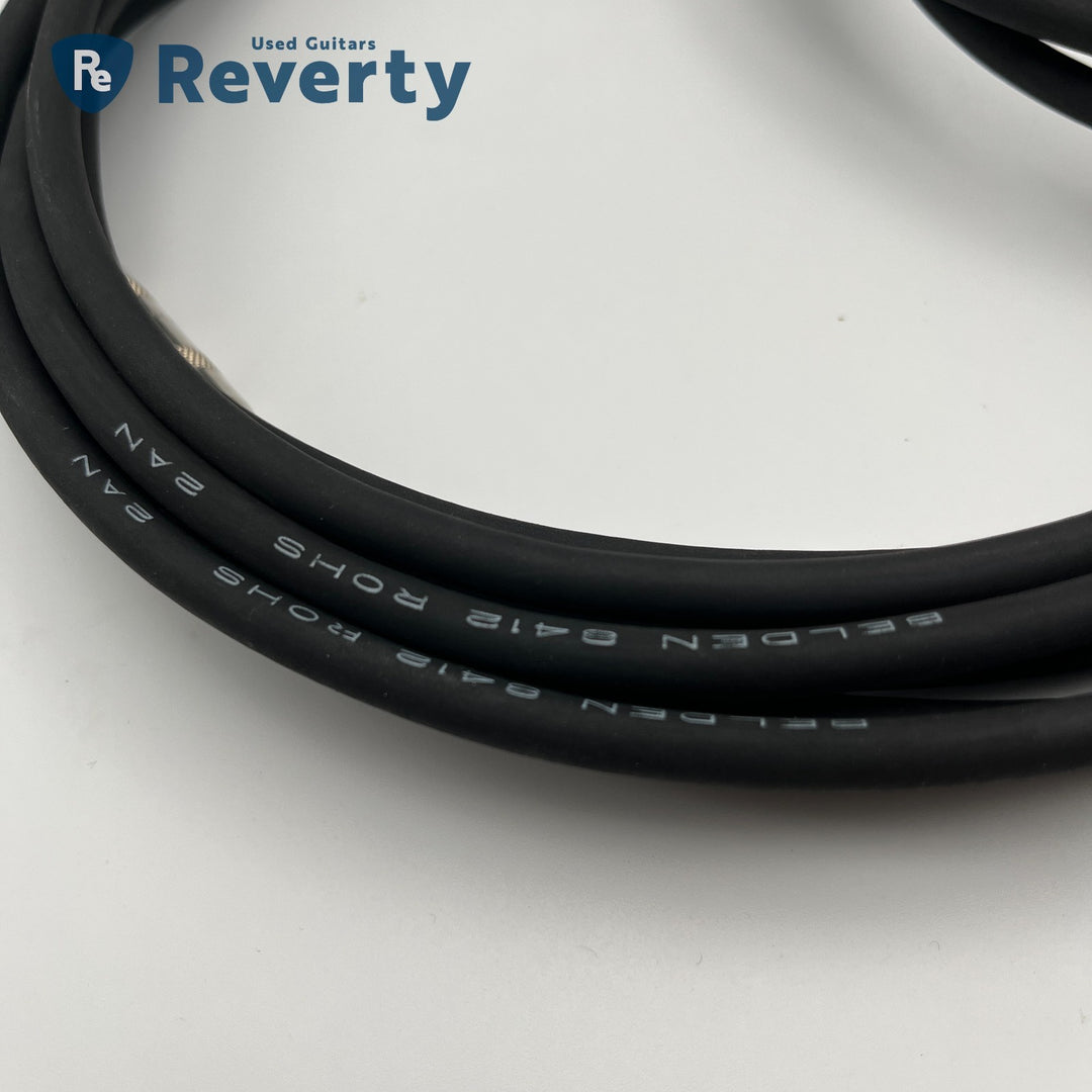 Belden 8412 ROHS 2AN Guitar Cable 2.5m(8.2ft) &amp; 4.5m(14.8ft) Black Used