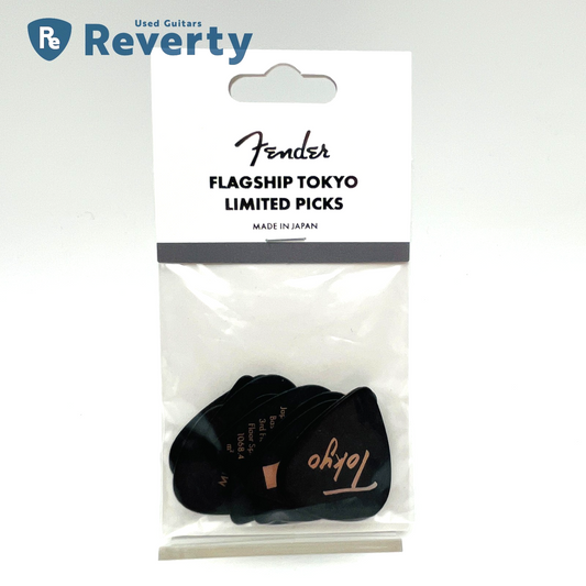 Fender Flagship Tokyo Limited Guitar Picks Black White 12 pcs set Made in Japan