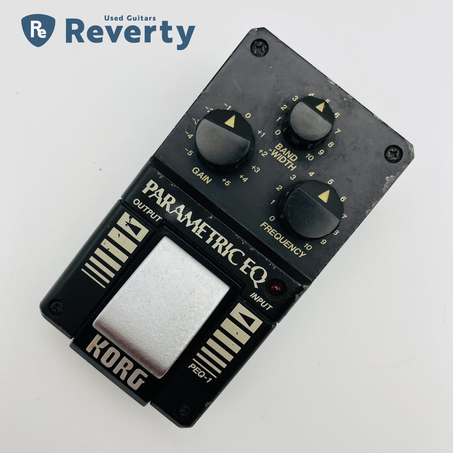 Korg PEQ-1 Parametric EQ 1980s Vintage Guitar Effect Pedal Made In Japan Used