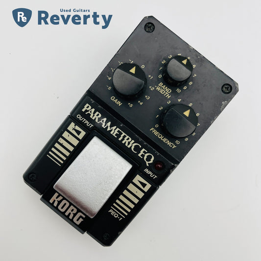 Korg PEQ-1 Parametric EQ 1980s Vintage Guitar Effect Pedal Made In Japan Used