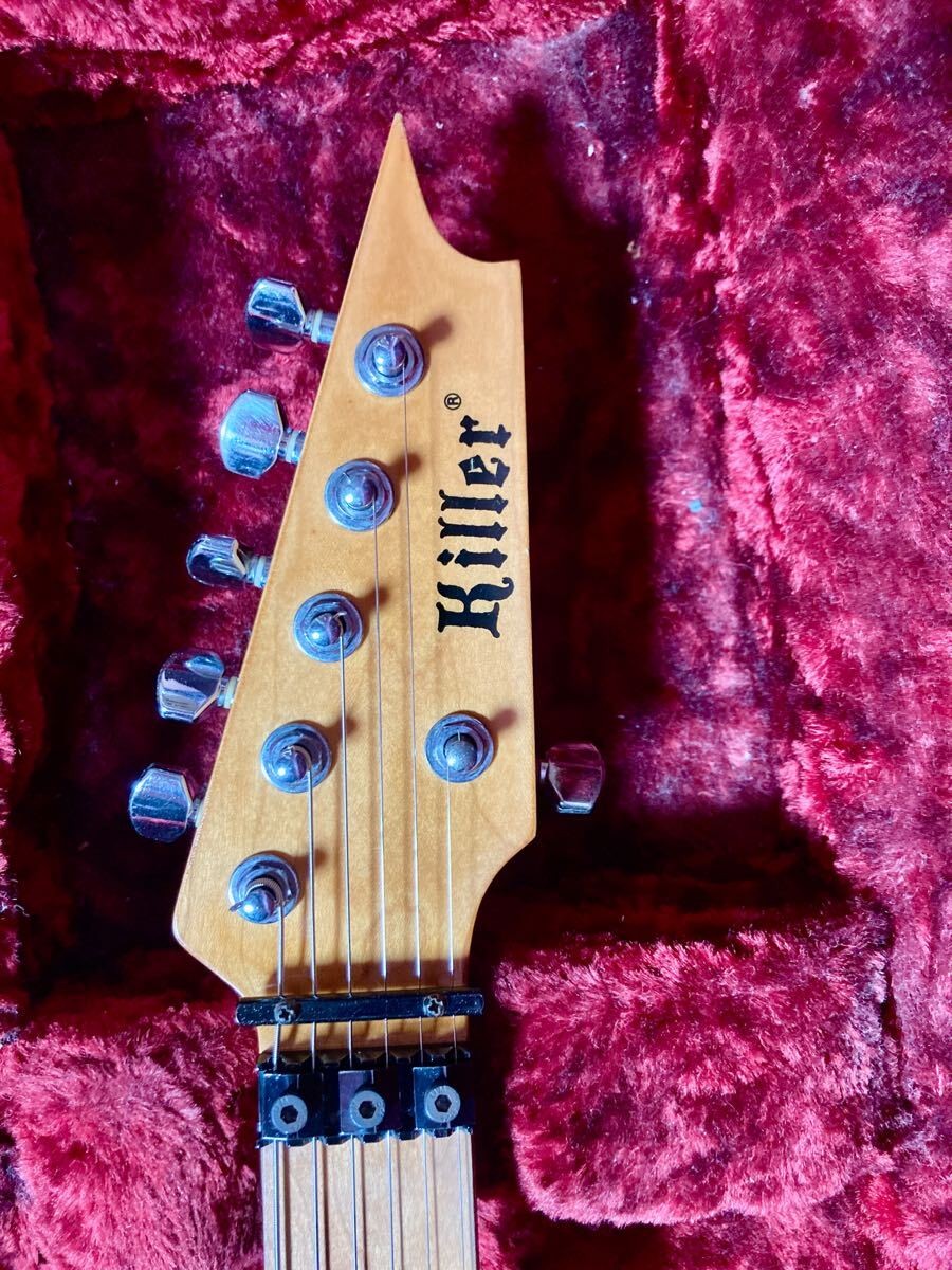 Killer Guitars Kg-Pirates Red Electric Guitar 1990s Used