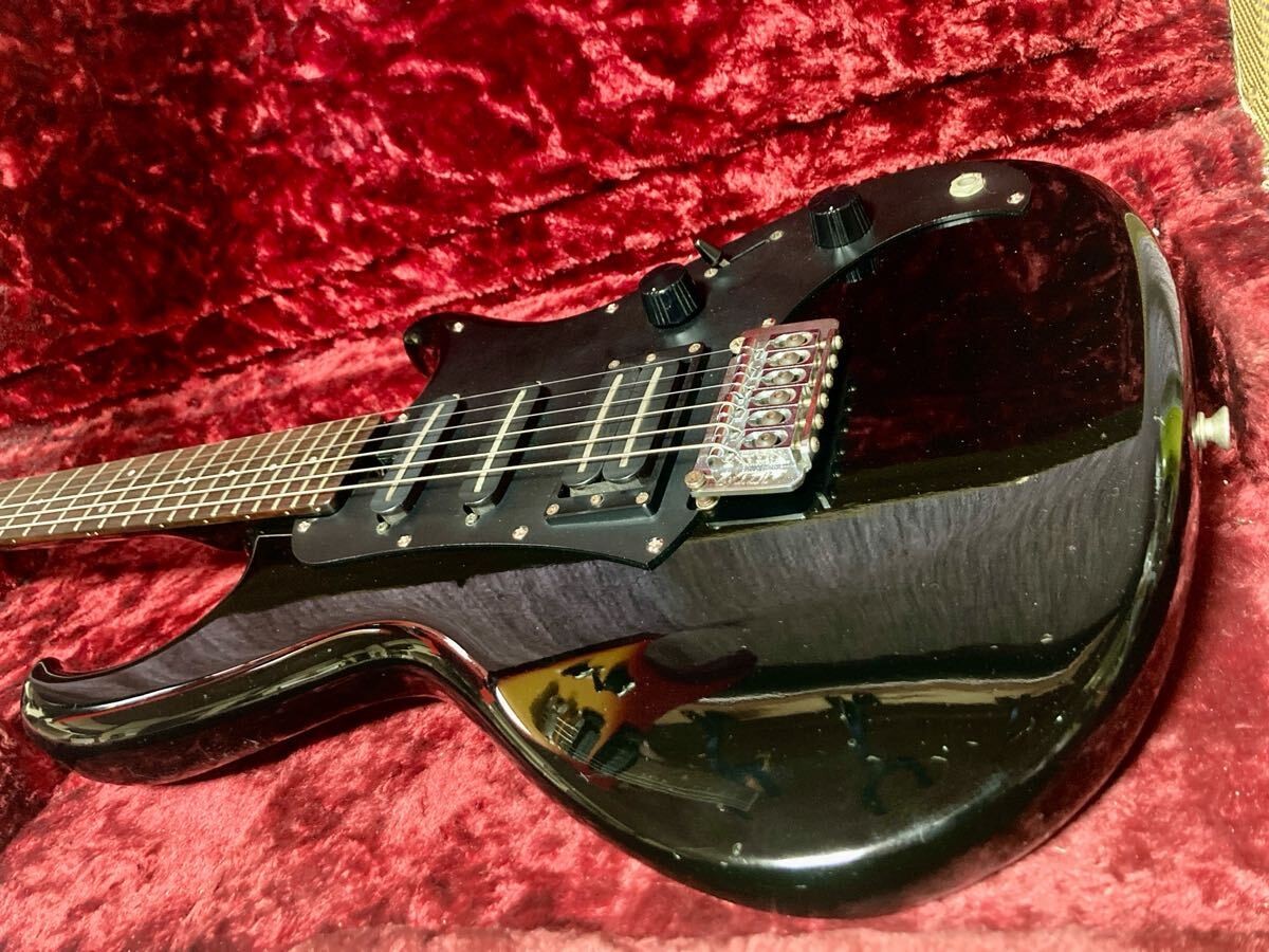 Aria Pro 2 RS Wildcat Black Made in Japan 1985 Electric Guitar Used