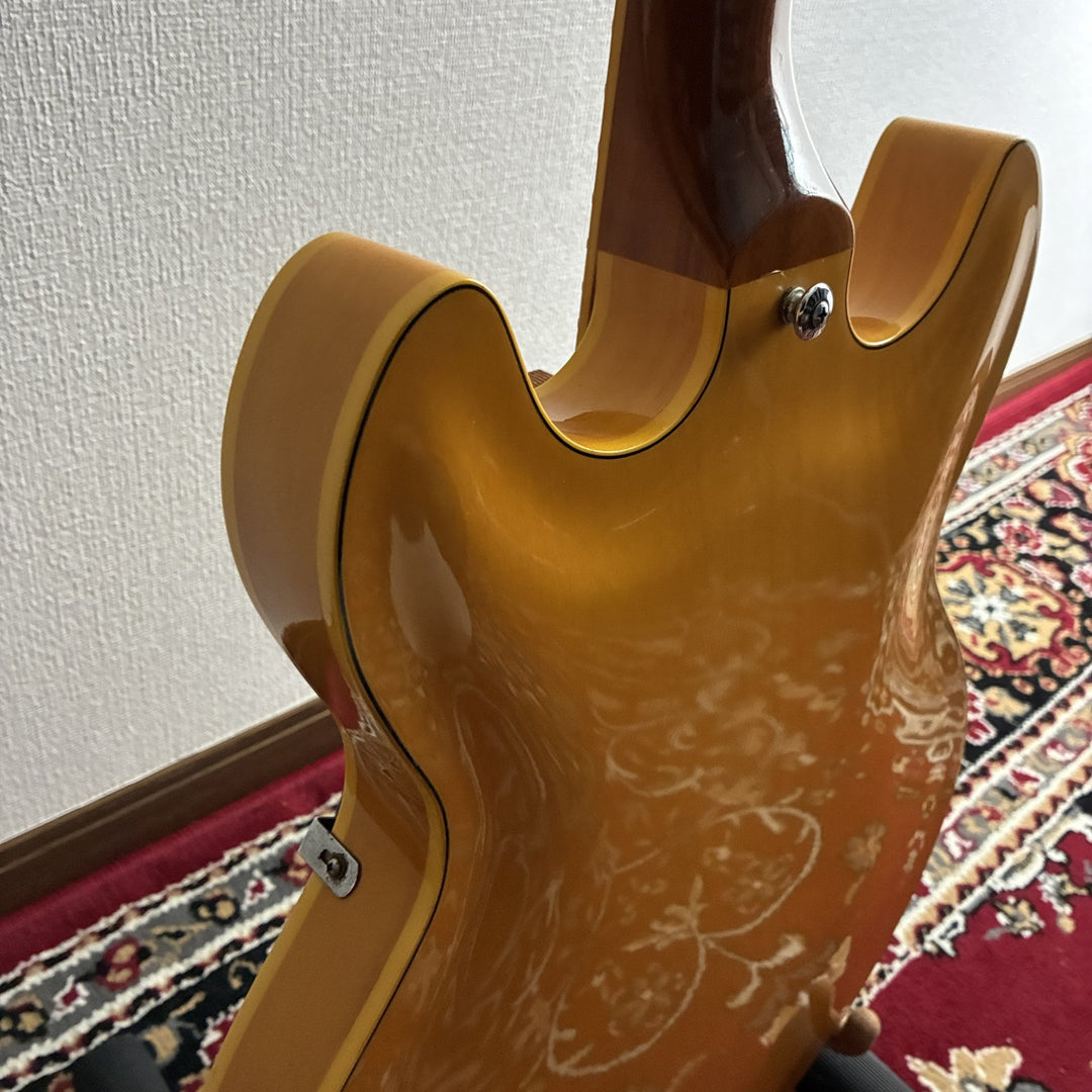 1977-1978 Yamaha SA700 Super Axe Natural Semi-Hollow ES-335 Style MIJ w/ Case