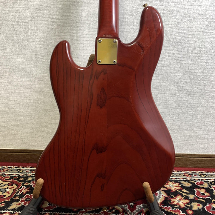 1993-1994 Fender Japan JBG-70 Jazz Bass Satin Red Gold Hardware MIJ Fujigen