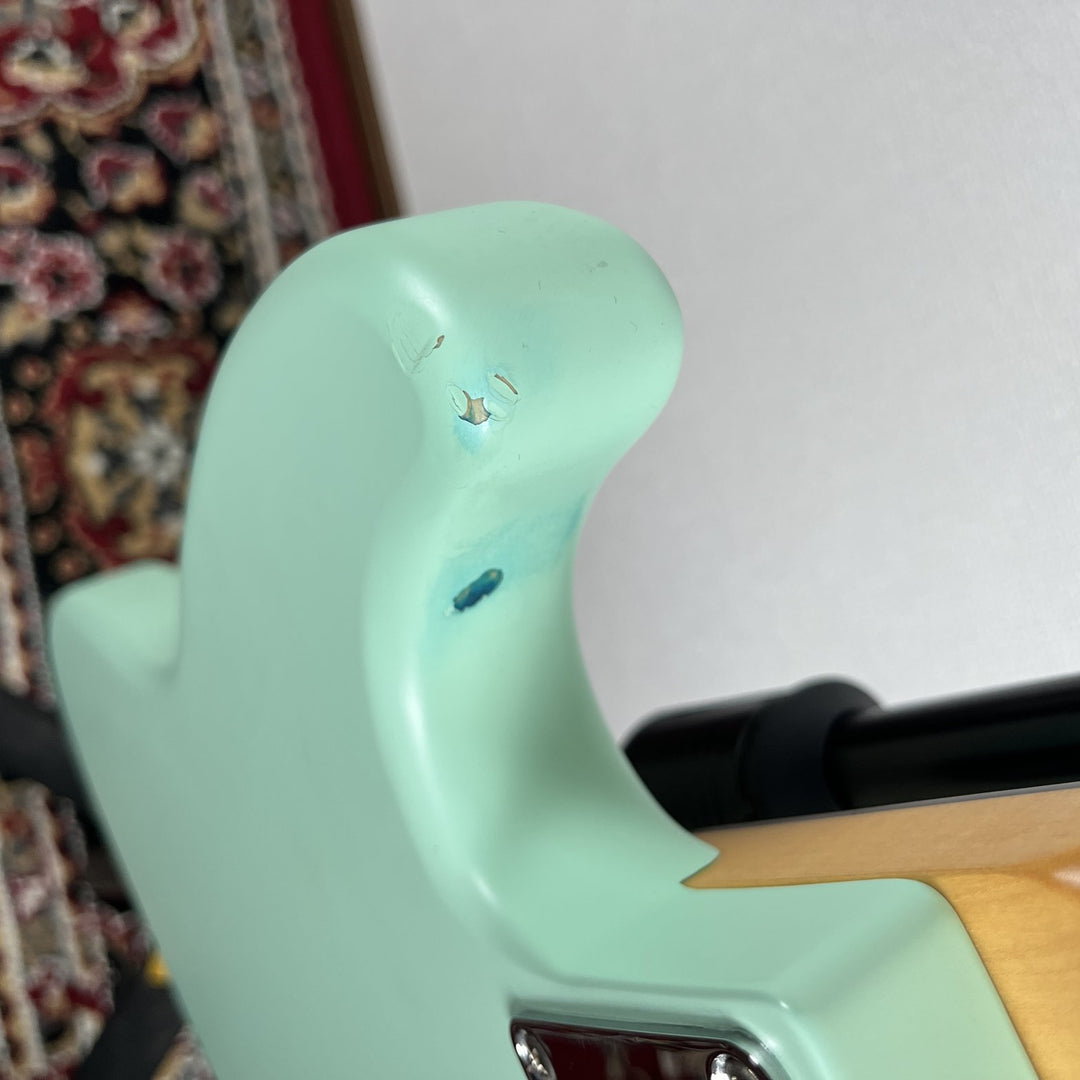 2022 Fender Made in Japan Junior Collection Jazz Bass Short Scale Surf Green MIJ