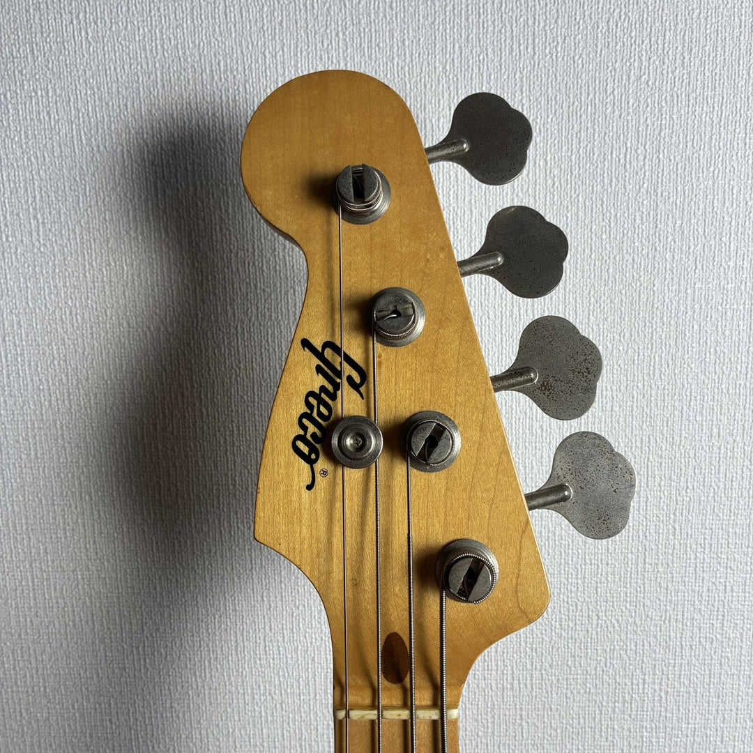 1976 Greco PB-500 Precision Bass Left-Handed Black Maple Neck Lefty MIJ Japan
