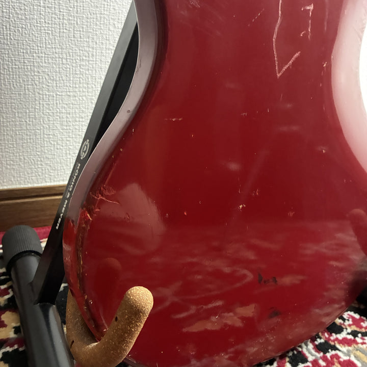 1960s Guyatone LG-85T Red Vintage Bizarre Electric Guitar MIJ Japan w/ Vibrato