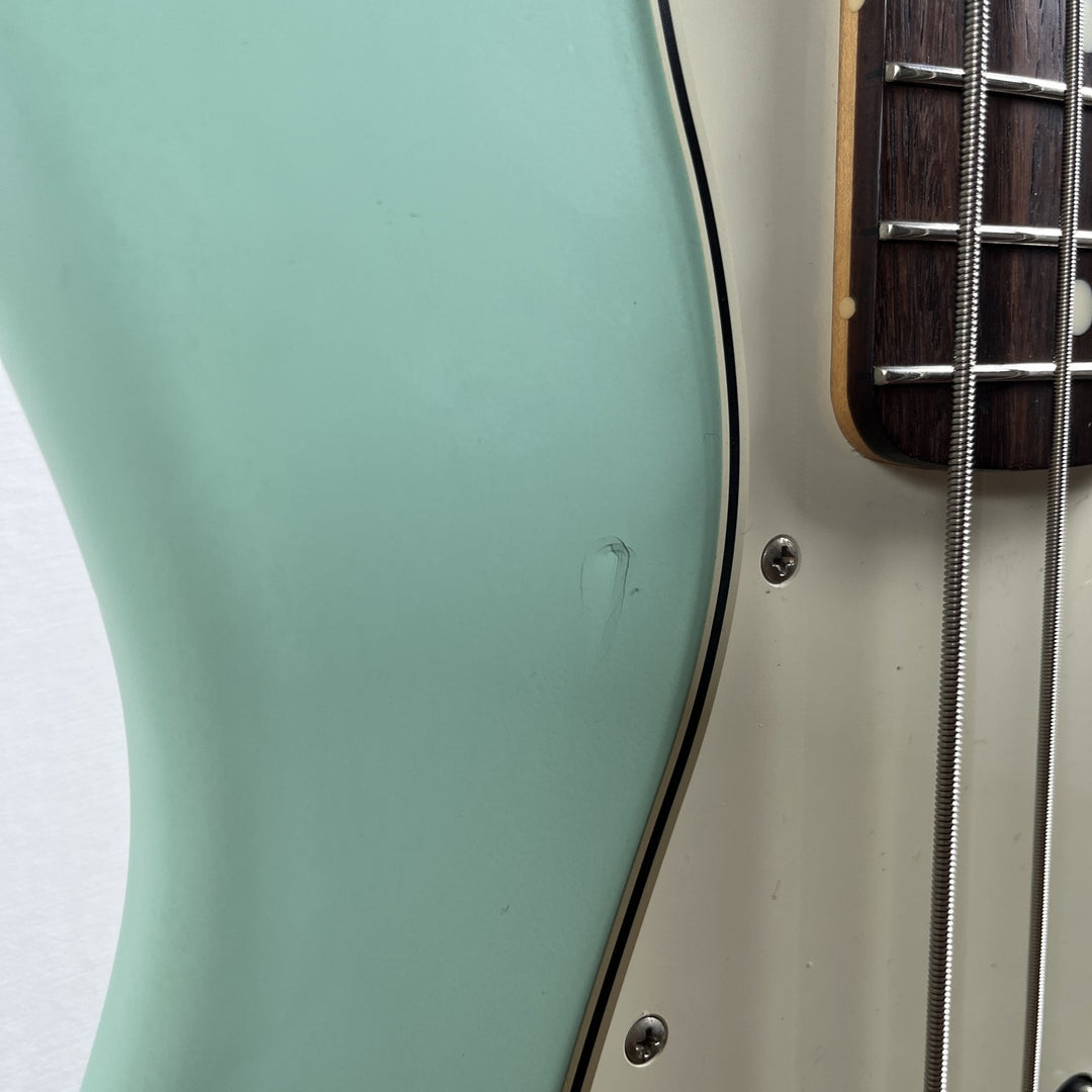 2022 Fender Made in Japan Junior Collection Jazz Bass Short Scale Surf Green MIJ