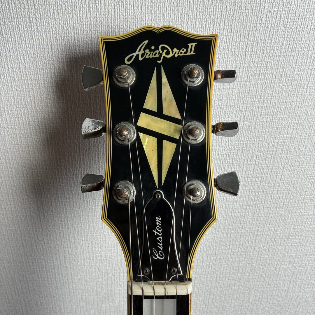 1970s Aria Pro II LC-500 Les Paul Custom Cherry Sunburst MIJ Matsumoku Japan