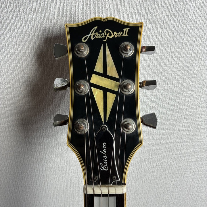 1970s Aria Pro II LC-500 Les Paul Custom Cherry Sunburst MIJ Matsumoku Japan