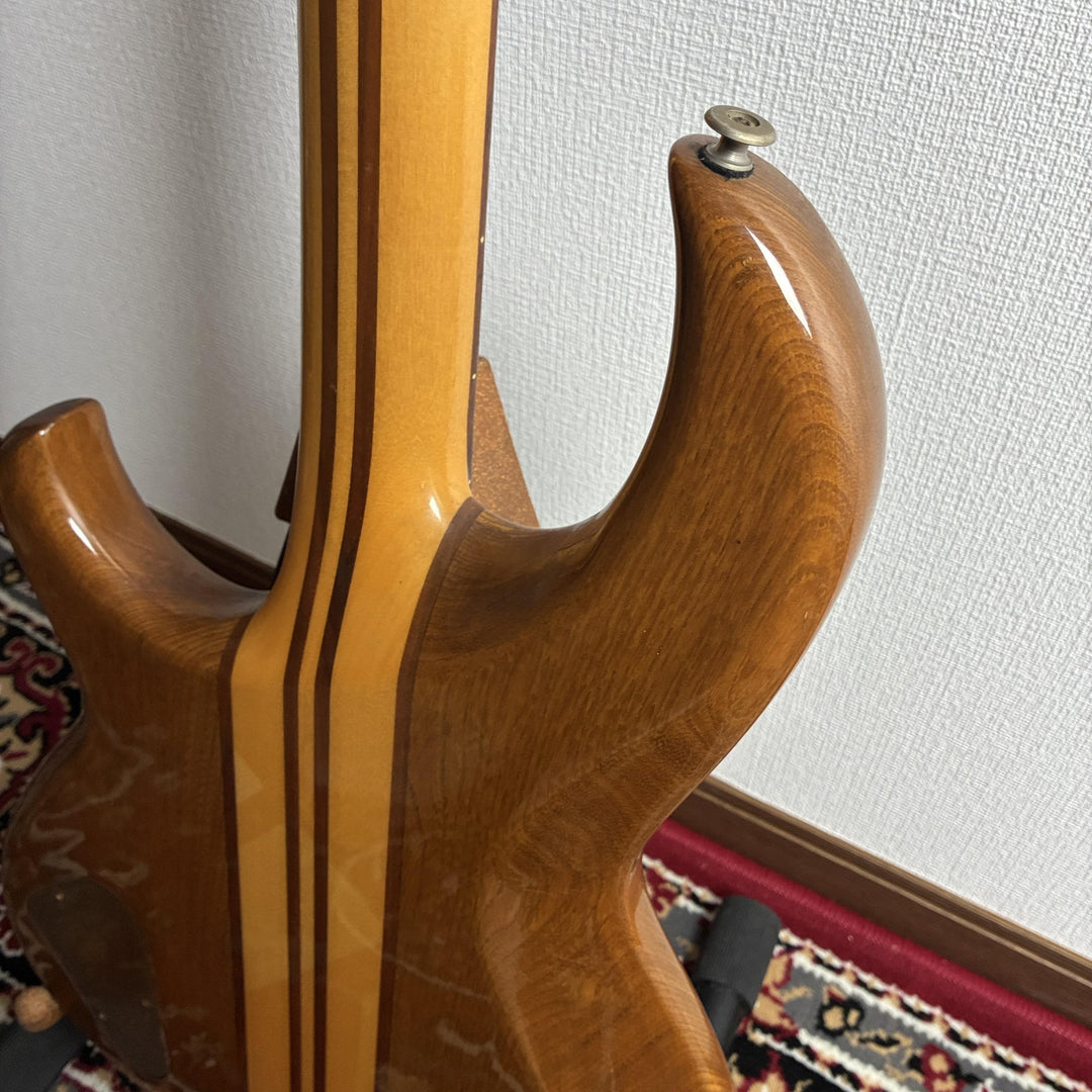 1980 Aria Pro II RSB-600 Rev-Sound Bass Neck-Thru Natural MIJ Matsumoku Japan