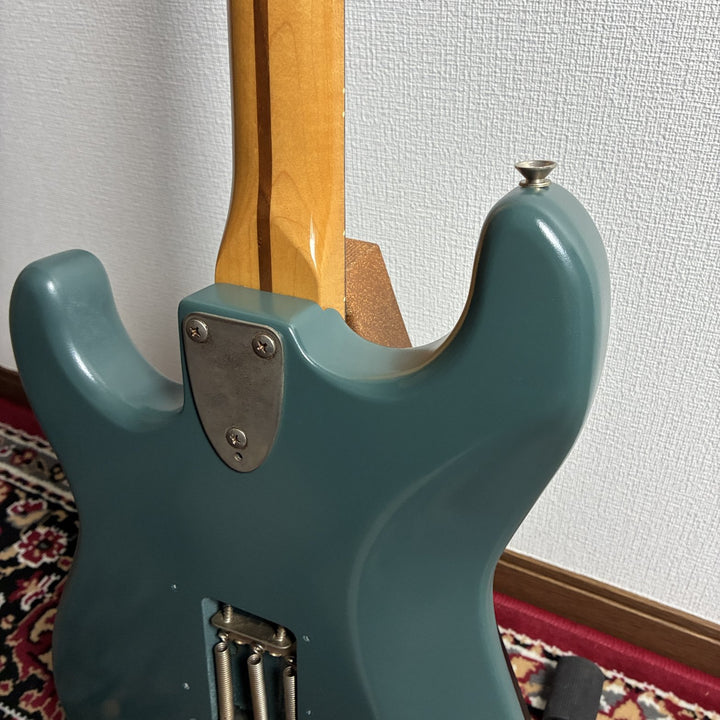 1985 Fernandes FST Stratocaster Type MIJ Japan Teal Refinished w/ Soft Case