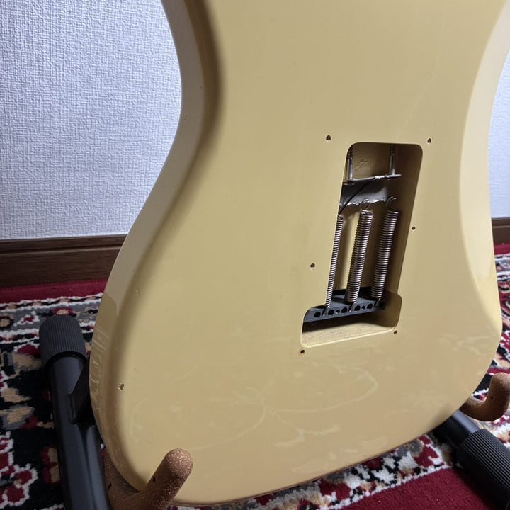 1993-94 Fender Japan ST72-53 Order Made Stratocaster Yellow White MIJ Fujigen
