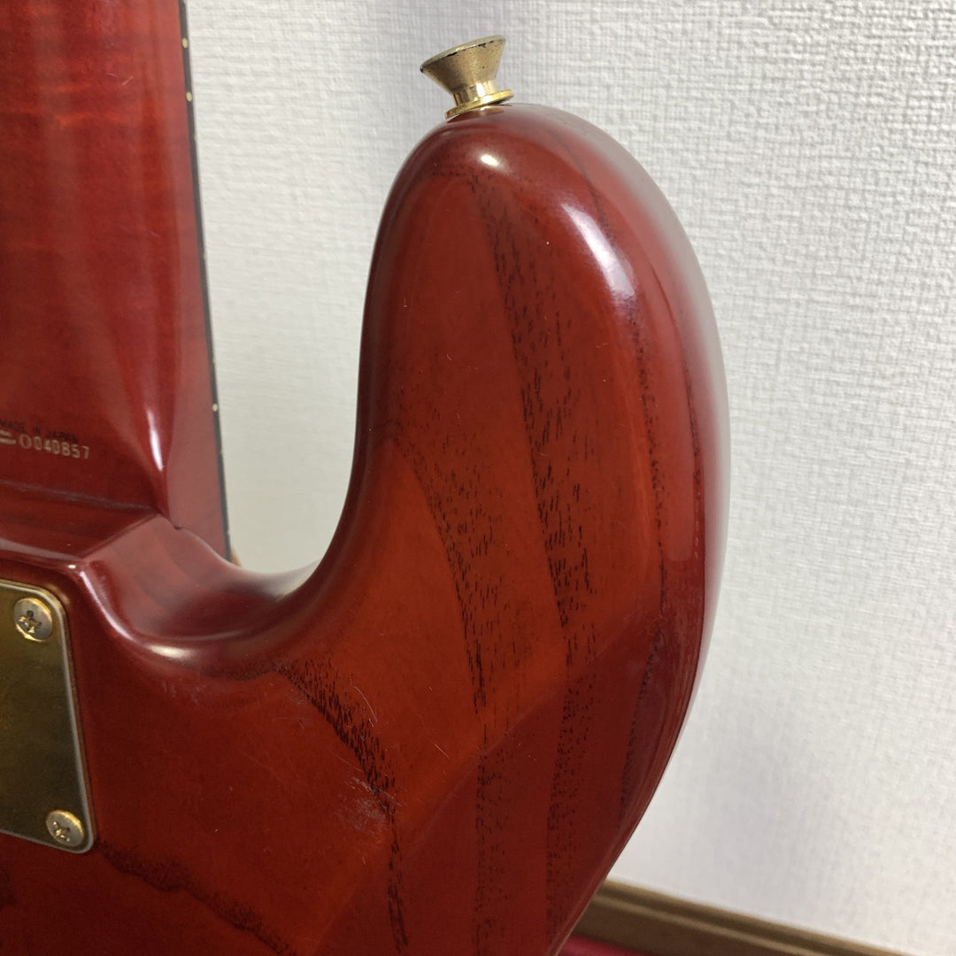 1993-1994 Fender Japan JBG-70 Jazz Bass Satin Red Gold Hardware MIJ Fujigen