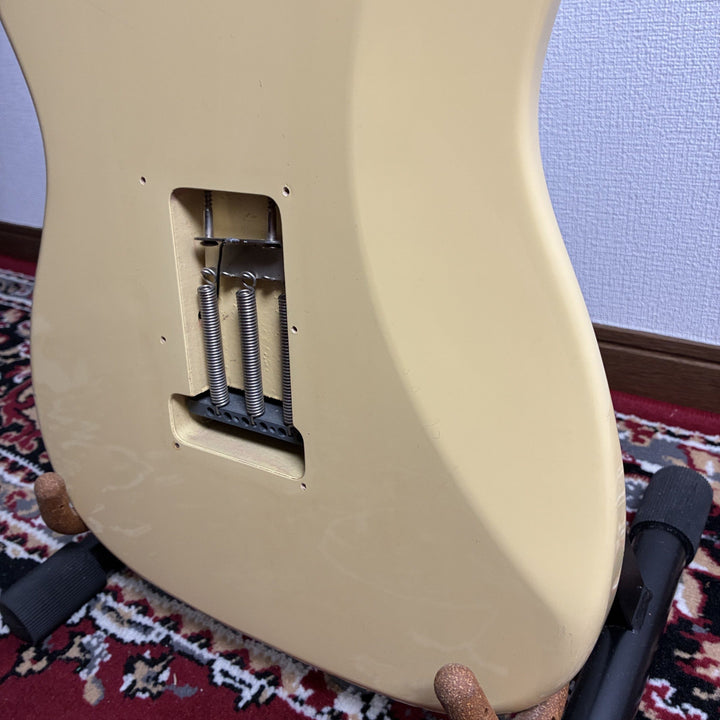 1993-94 Fender Japan ST72-53 Order Made Stratocaster Yellow White MIJ Fujigen