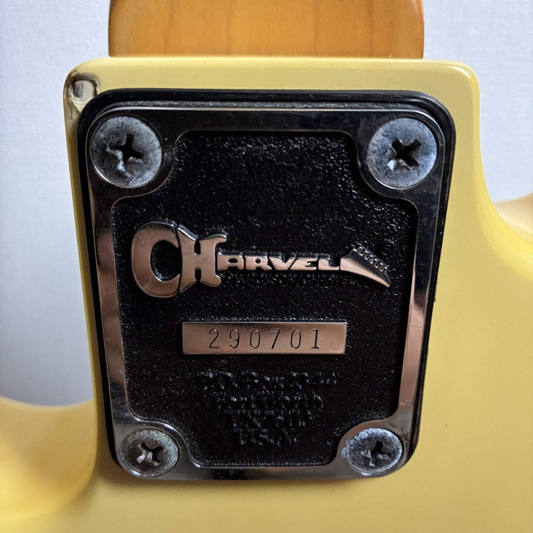1986-1989 Charvel Model 1B Bass MIJ Vintage White Maple Jackson J-20 Japan