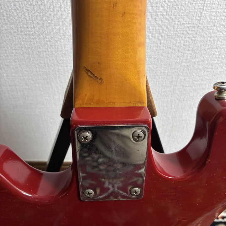 1960s Guyatone LG-85T Red Vintage Bizarre Electric Guitar MIJ Japan w/ Vibrato