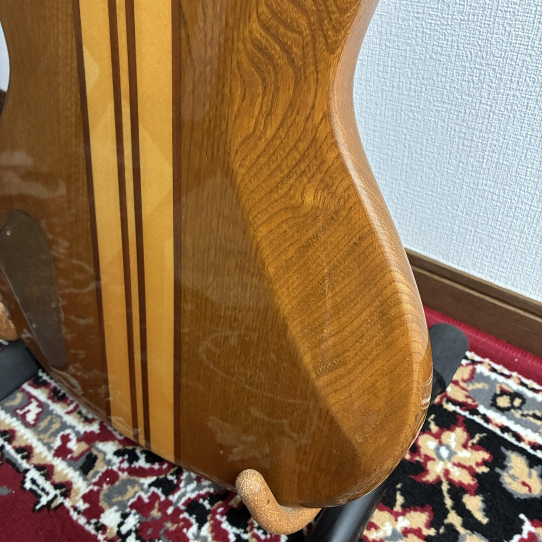 1980 Aria Pro II RSB-600 Rev-Sound Bass Neck-Thru Natural MIJ Matsumoku Japan