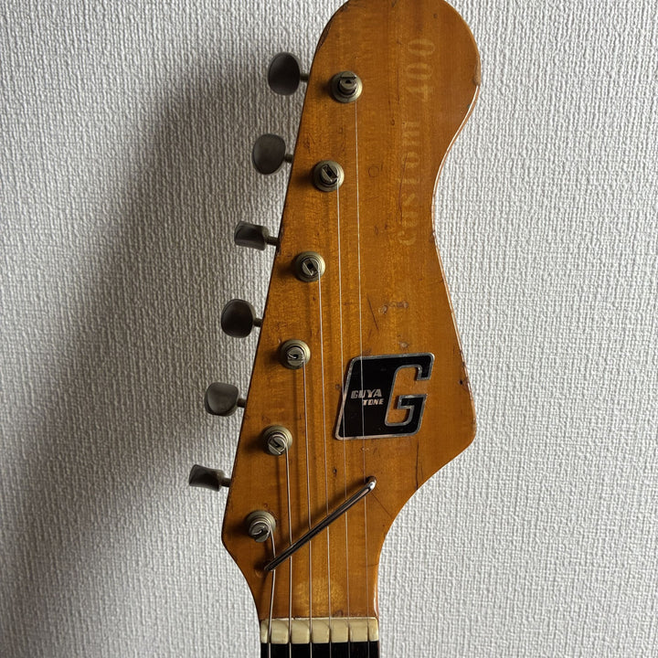 1960s Guyatone LG-85T Red Vintage Bizarre Electric Guitar MIJ Japan w/ Vibrato
