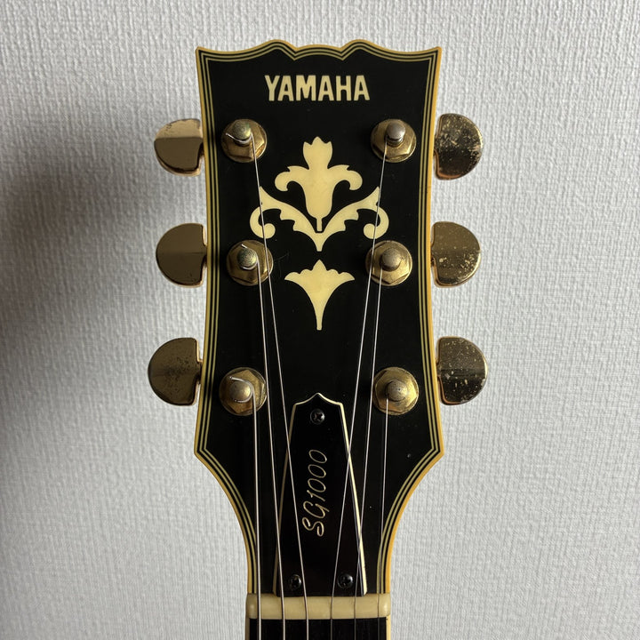 1980 Yamaha SG1000 Brown Sunburst MIJ Bi-Sound Ebony Gold HW Japan w/Hard Case
