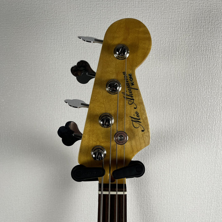 2009 K-ON! KJB-MIO Mio Akiyama Jazz Bass 3-Tone Sunburst Right-Handed w/ Case