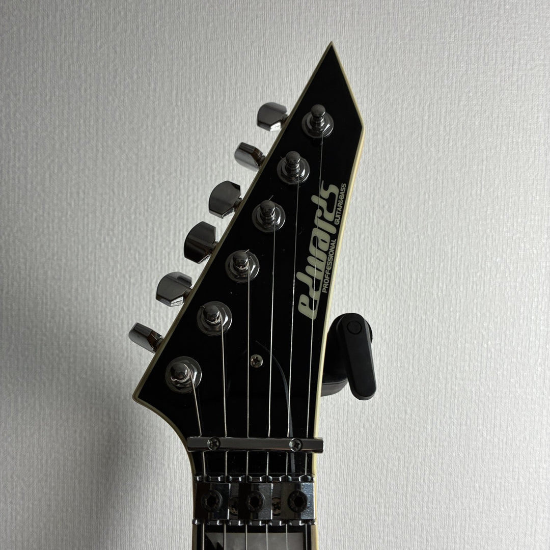 2005 Edwards E-ALEXI Sawtooth Alexi Laiho Black White Pinstripe MIJ Floyd Rose