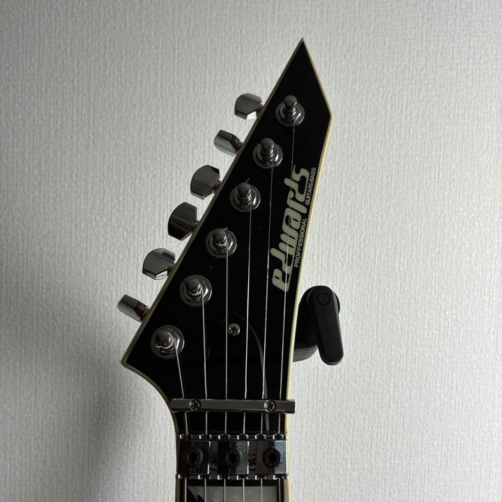 2005 Edwards E-ALEXI Sawtooth Alexi Laiho Black White Pinstripe MIJ Floyd Rose