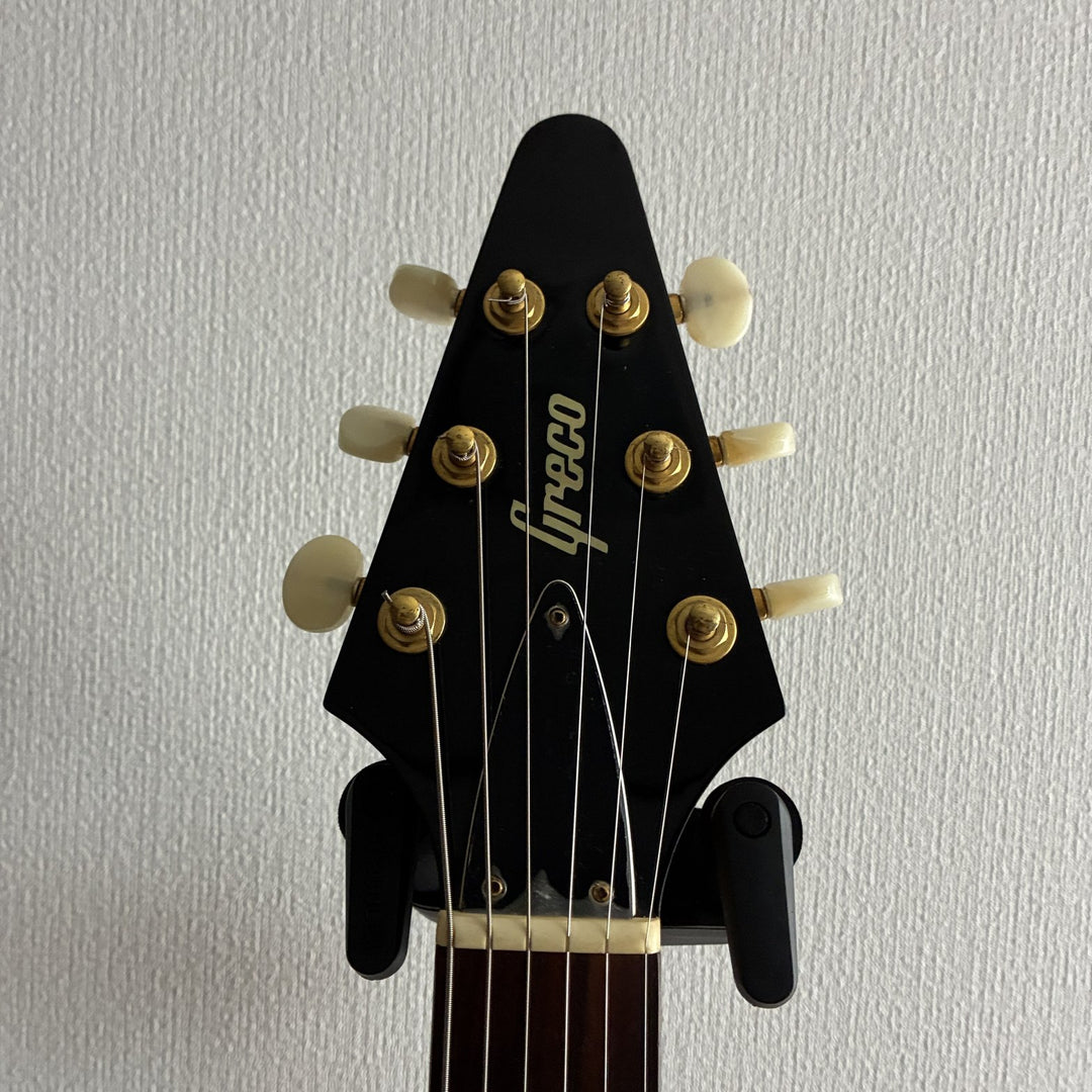 1995-2002 Greco GV-90MH Flying V Mahogany Neck-Through MIJ Japan w/Soft Case