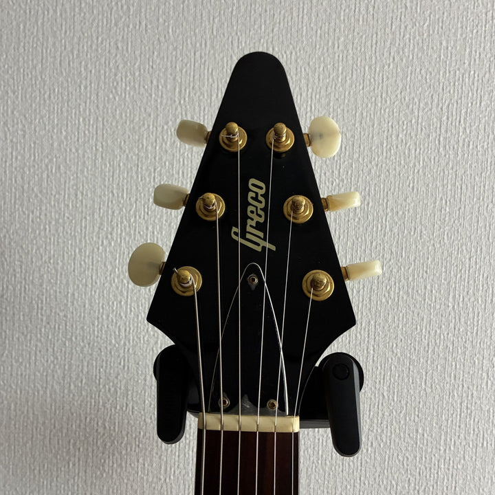 1995-2002 Greco GV-90MH Flying V Mahogany Neck-Through MIJ Japan w/Soft Case