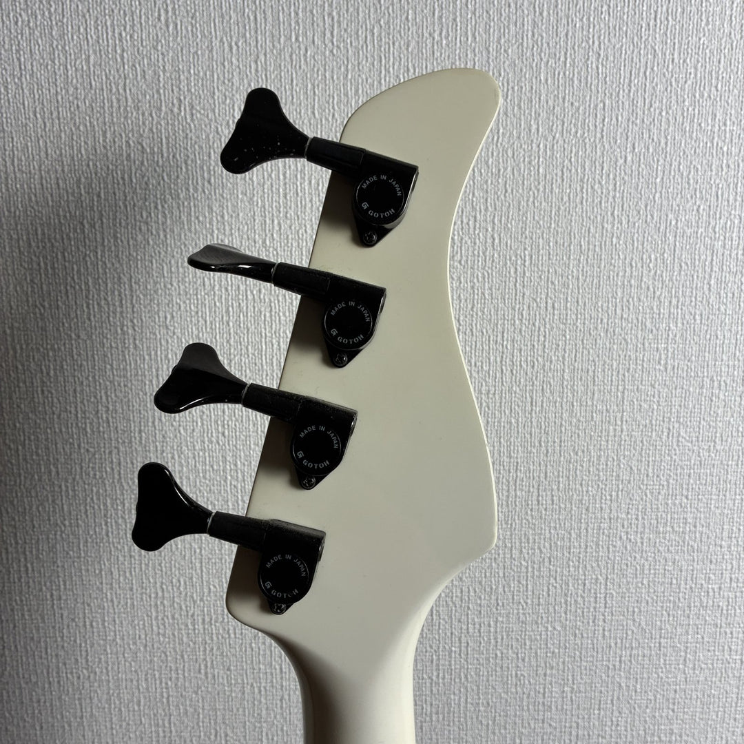 1980s-90s Fernandes FRB-45 Revolver Bass Left-Handed PJ White MIJ Japan Lefty