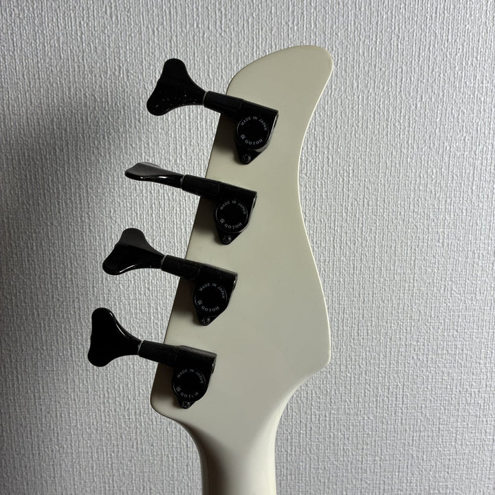 1980s-90s Fernandes FRB-45 Revolver Bass Left-Handed PJ White MIJ Japan Lefty