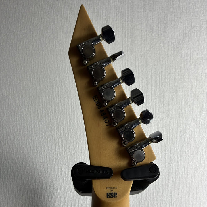 2005 Edwards E-ALEXI Sawtooth Alexi Laiho Black White Pinstripe MIJ Floyd Rose