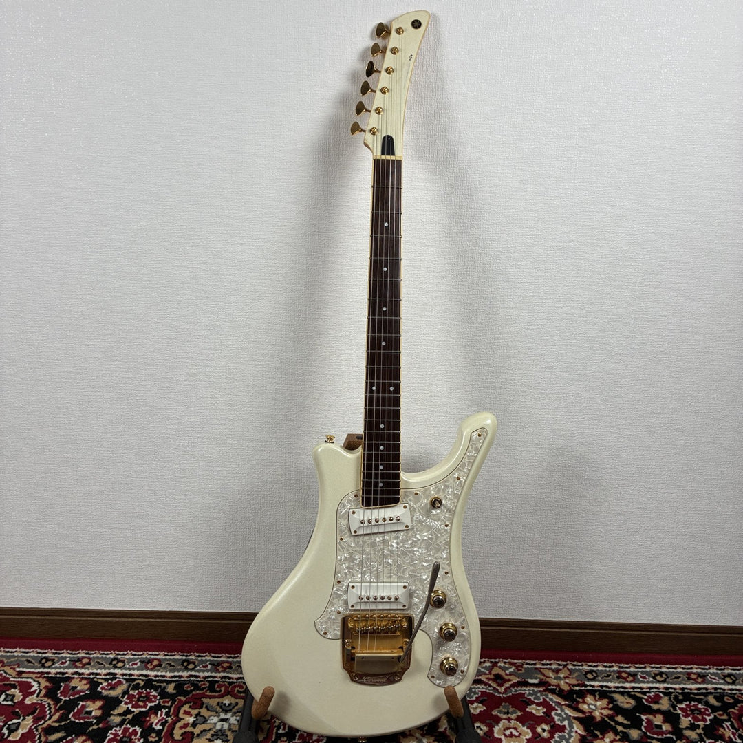2000s Yamaha SGV1200 Flying Samurai Offset Pearl Snow White Gold HW w/ OHSC