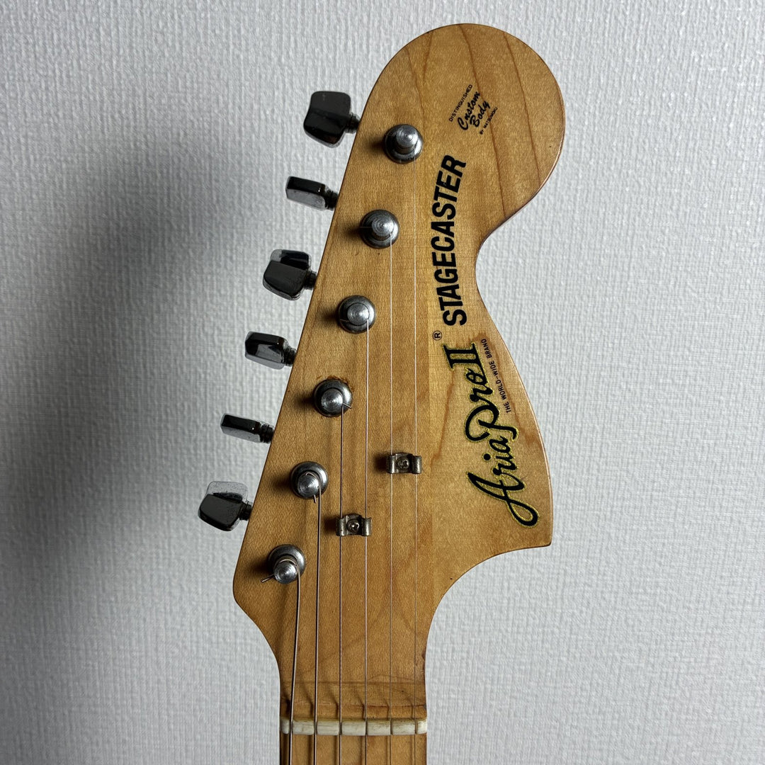 1977-1980 Aria Pro II ST-500 Stagecaster Natural MIJ Matsumoku Vintage Strat