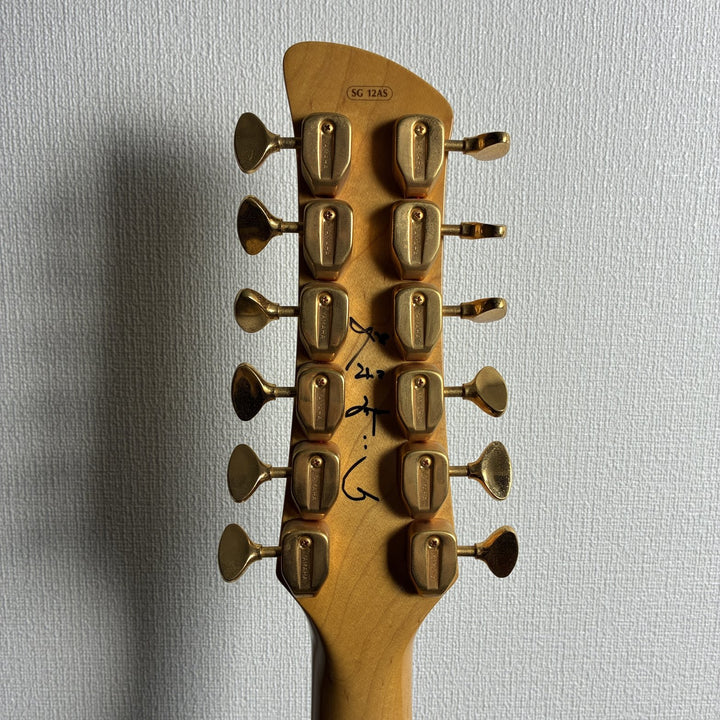 1995-96 Yamaha SG-12AS Flying Samurai 12-String Vintage Yellow MIJ w/OHSC Japan