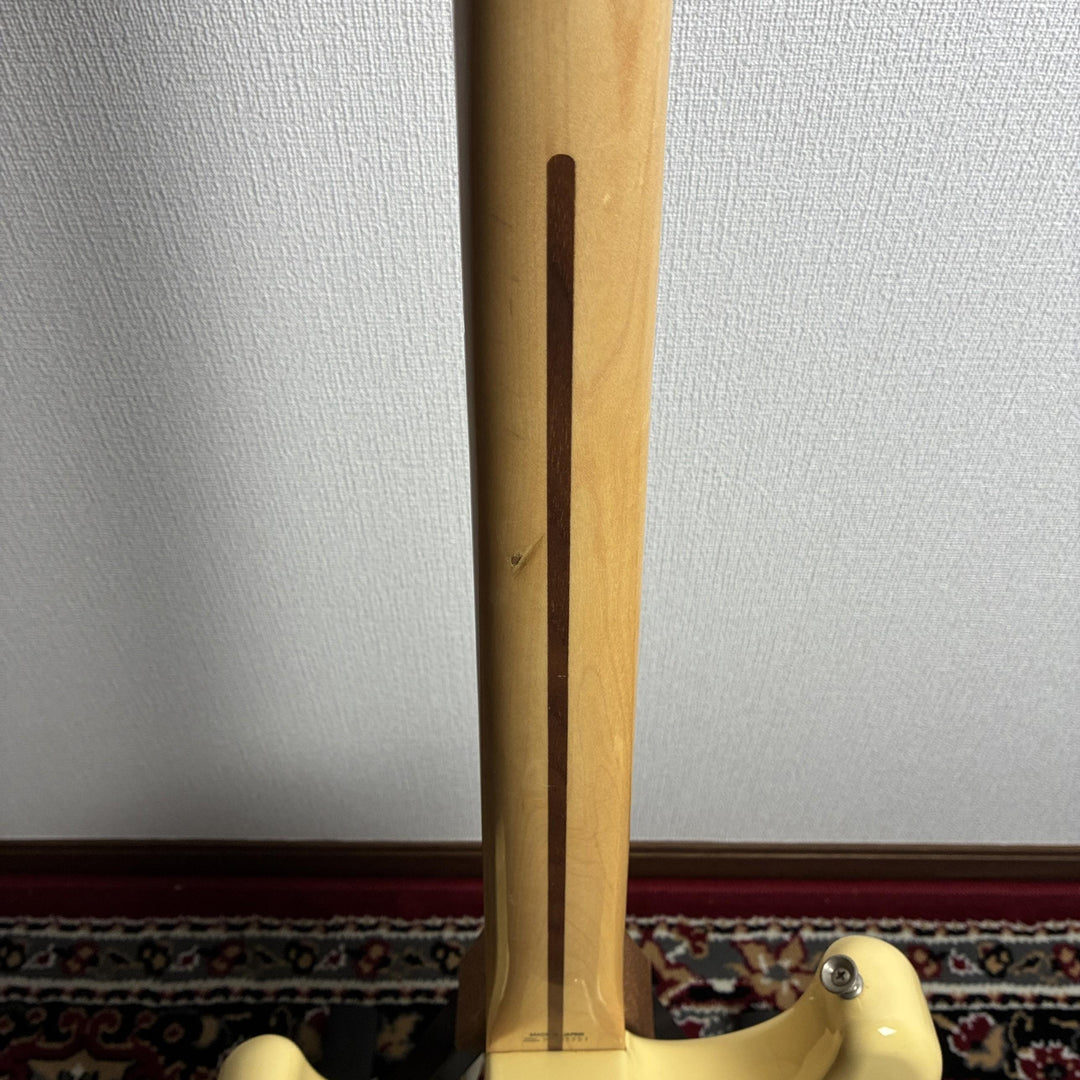 1993-94 Fender Japan ST72-53 Order Made Stratocaster Yellow White MIJ Fujigen