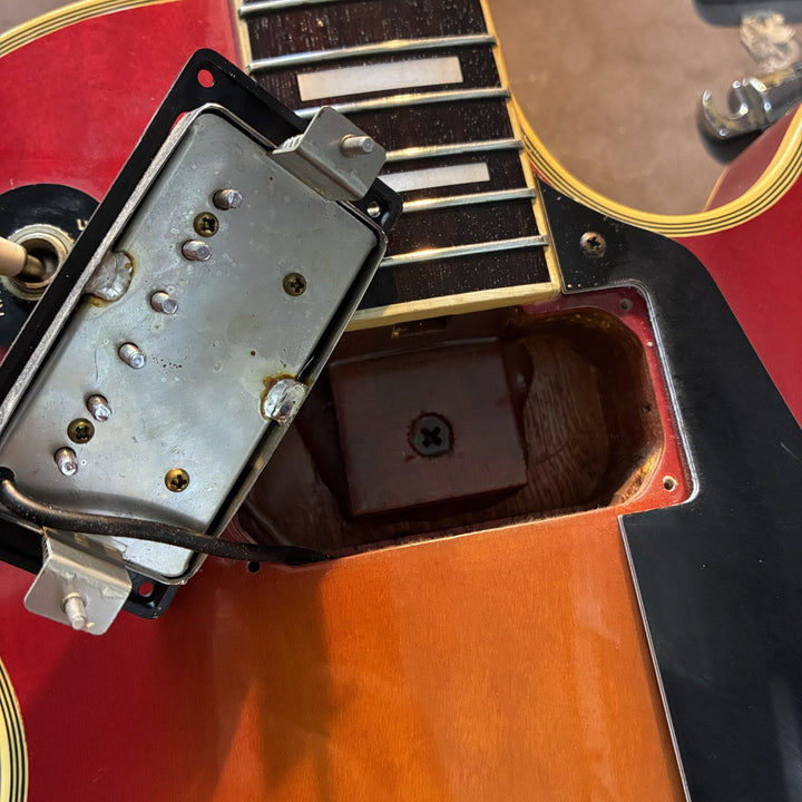 1970s Aria Pro II LC-500 Les Paul Custom Cherry Sunburst MIJ Matsumoku Japan